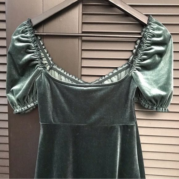 Urban Outfitters Cassandra Whimsigoth Fairycore Mini Dress, Velvety, Size XS - Picture 5 of 12